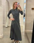 LONG SLEEVE VOLTA TWIST DRESS