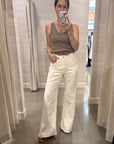 LEMON TWIST SNEAK JEANS IN NATURAL