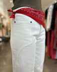 SILK BANDANA IN TRUE RED