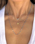 CLASSIC NECKLACE / 19.7" / BLUE