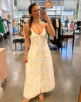 JONI DRESS IN BEIGE CREAM