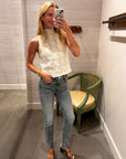 MID RISE DAZZLER ANKLE JEANS