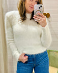 KNIT FITTED SWEATER