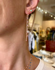 CLASSIC DANCING EARRINGS / FUCHSIA