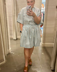 FEBE DRESS IN ICE BLUE STRIPE