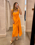 REALBART MAXI DRESS IN CLEMENTINE