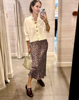 NINA CASHMERE CARDIGAN IN ECRU