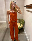 DENIM TOGGLE TANK