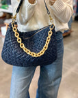SHORTIE STRAP IN VINTAGE GOLD
