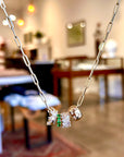 DIAMOND CHEVRON BAGUETTE BIG BEAD - LAB GROWN