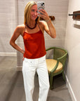 DENIM TOGGLE TANK