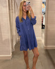 BOBBY DRESS IN STAR BLUE