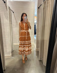 EMELINE MAXI DRESS IN CARDAMOM