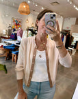 DAINTY CARDIGAN IN SOFT PETAL
