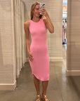 JAMEELA DRESS IN DAHLIA PINK