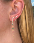 SIX DIAMOND CONSTELLATION EARRINGS