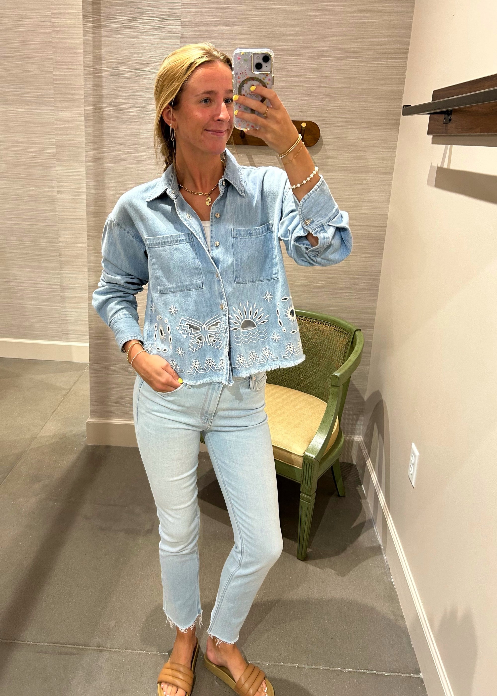 MID RISE DAZZLER JEANS IN AHEAD OF ITS TIME
