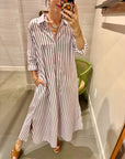 BODEN DRESS IN PEPPERMINT STRIPE