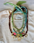 BANDANA NECKLACE // PURPLE