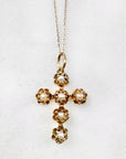 PEARL CROSS CHARM