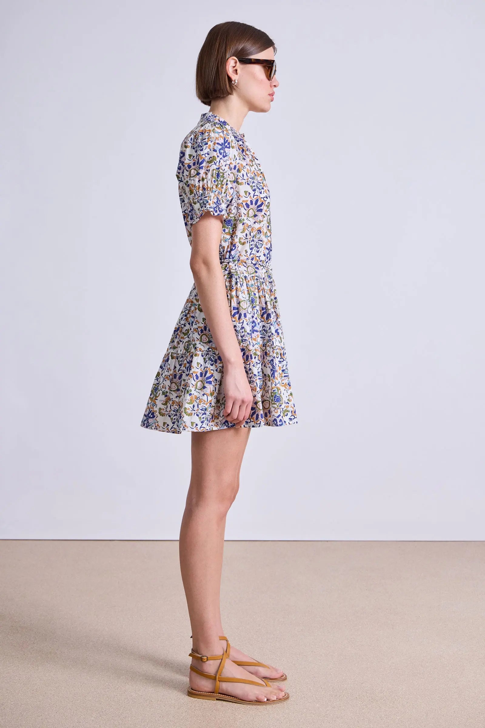 LAS ALMAS DRESS IN BATIK FLORAL
