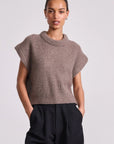 SOFTEST OLIVA CASHMERE VEST