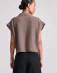 SOFTEST OLIVA CASHMERE VEST