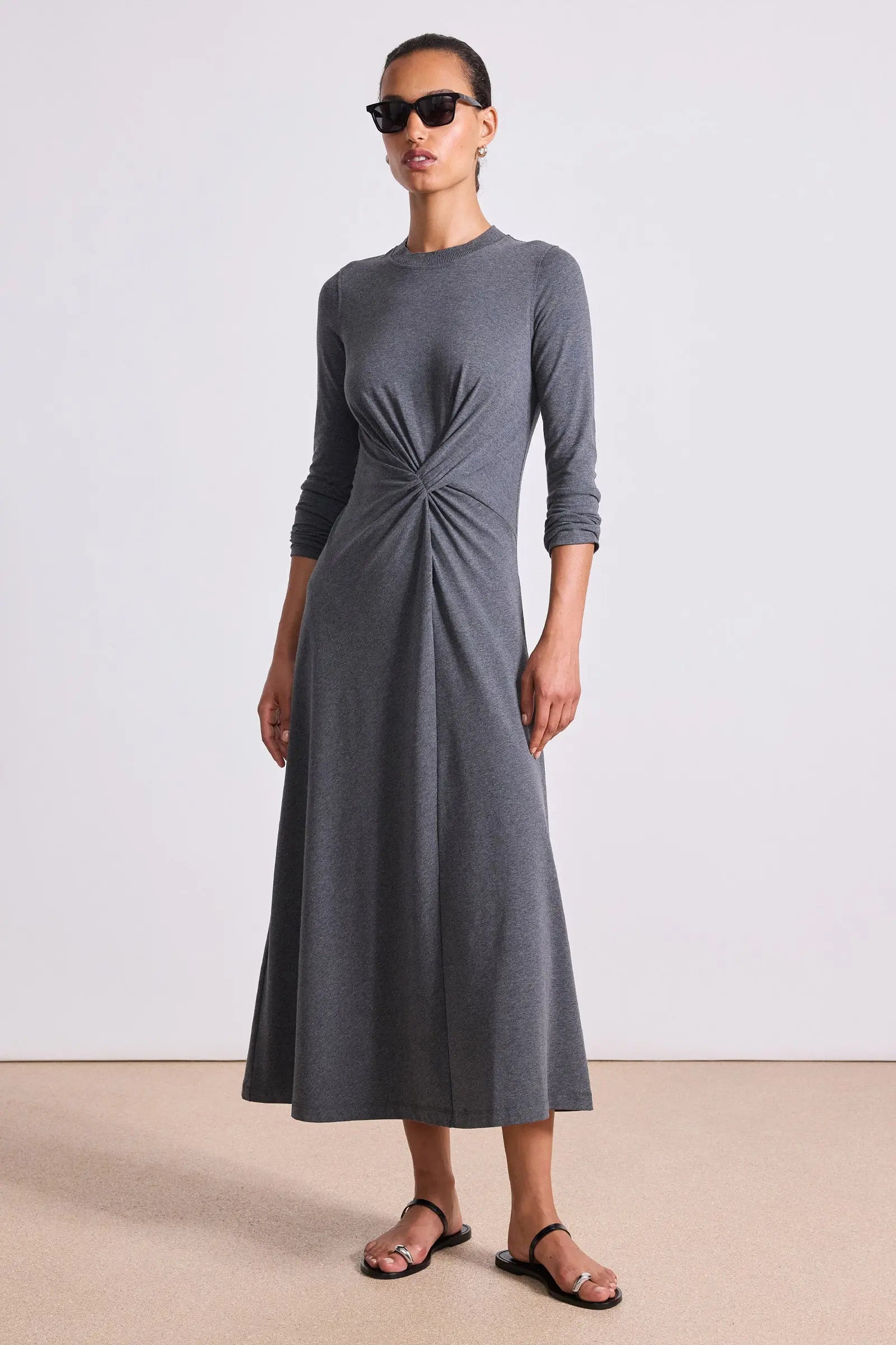 LONG SLEEVE VOLTA TWIST DRESS