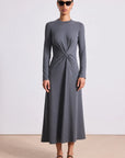 LONG SLEEVE VOLTA TWIST DRESS