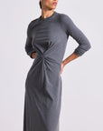 LONG SLEEVE VOLTA TWIST DRESS