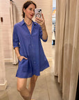 BOBBY DRESS IN STAR BLUE
