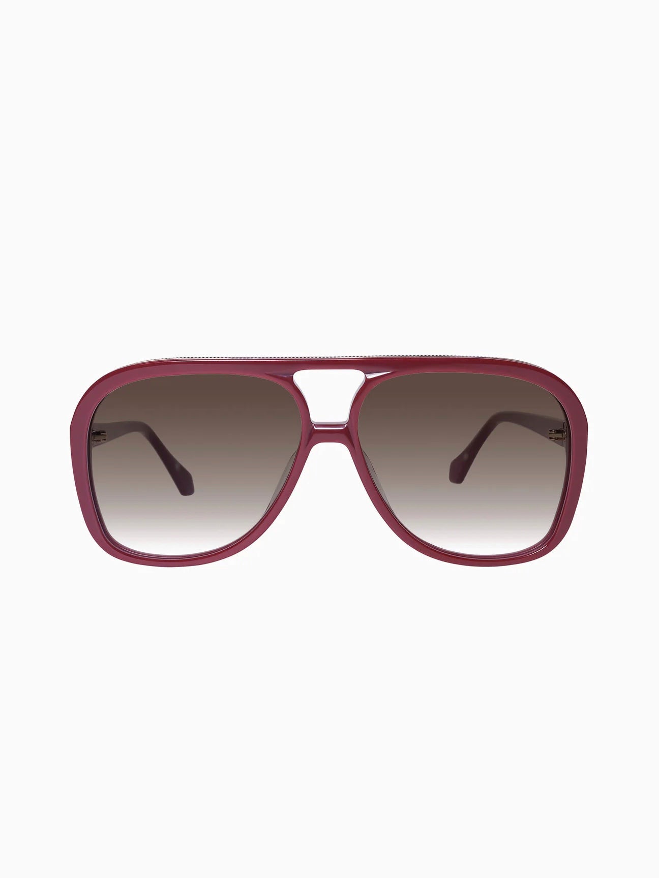BANG SUNNIES IN BURGUNDY WITH BROWN LENSES