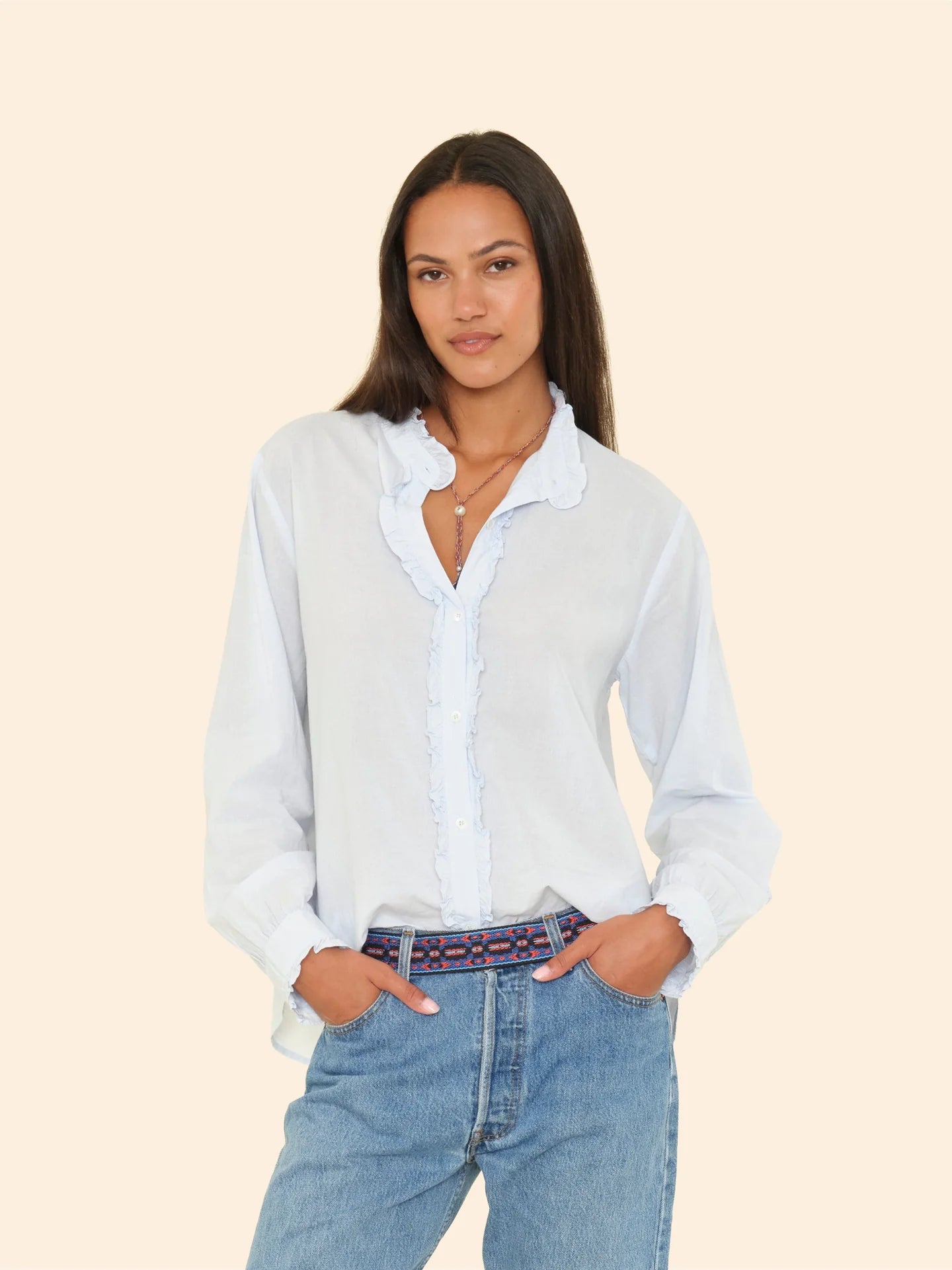 AMELIE SHIRT IN SKYLIGHT