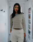 BARI SHORTS IN BRIGHT IVORY