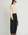 BARI CROP TROUSER IN BLACK