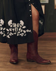 BASKET WEAVE COWBOY BOOT