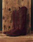 BASKET WEAVE COWBOY BOOT