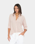 BEAU SHIRT IN BURNT SIENNA
