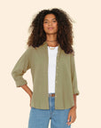 BEAU SHIRT IN DARK SEAGRASS