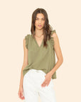 BEX TOP IN DARK SEAGRASS