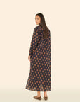 BODEN DRESS IN WHEAT STAMP