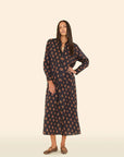 BODEN DRESS IN WHEAT STAMP