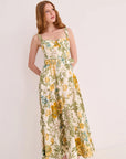 CALYPSO DRESS IN MEADOW IVORY