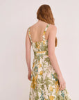 CALYPSO DRESS IN MEADOW IVORY