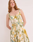 CALYPSO DRESS IN MEADOW IVORY