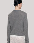 CASHMERE EASY CREW IN THUNDER