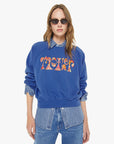 CONCERT SWEATSHIRT IN BLUE PETAL POWER