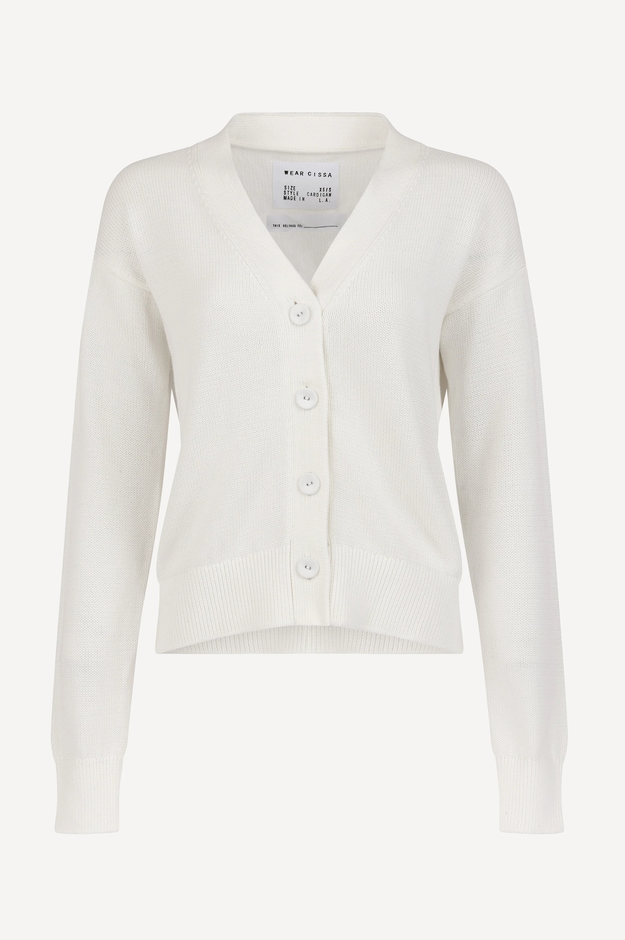 WRAP COTTON CARDIGAN