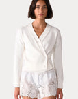 WRAP COTTON CARDIGAN