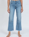 CROP WIDE LEG JEANS